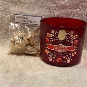 Bath and Body Works Raspberry Thumbprint Leftover Wax Melts
